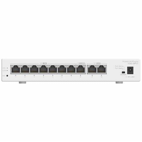 Huawei Multi-Service Gateway, 2 x GE WAN, 8 x GE LAN (PoE+, 124W), up to 350 users, forwarding performance 2Gbps