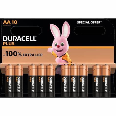 Duracell PLUS AA 2 CARD - Duracell Plus Power AA - per card
