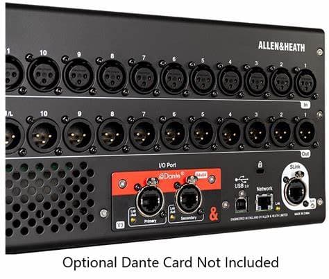 Allen Heath SQ RACK - 48ch, 96kHz rackmount digital mixer for Live, AV, Install