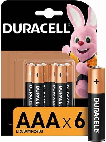 Duracell BASIC AAA 6 CARD - Duracell HBDC AAA - Per Card