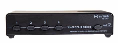 AVLINK AD-SPK14 Speaker Selector 4 Way