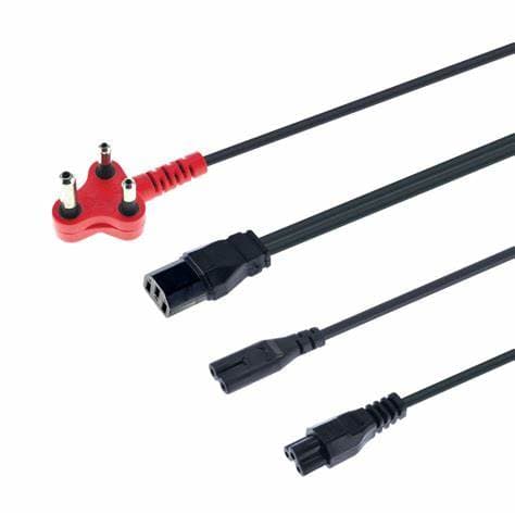 3.8M MULTI-HEADED DEDICATED POWER CABLE – 1X IEC, 1X CLOVER