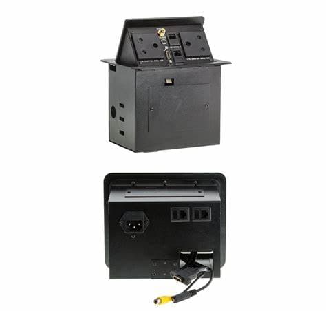MULTI SUNKEN DESKTOP SOCKET BOX WITH HDMI AND DUAL SA