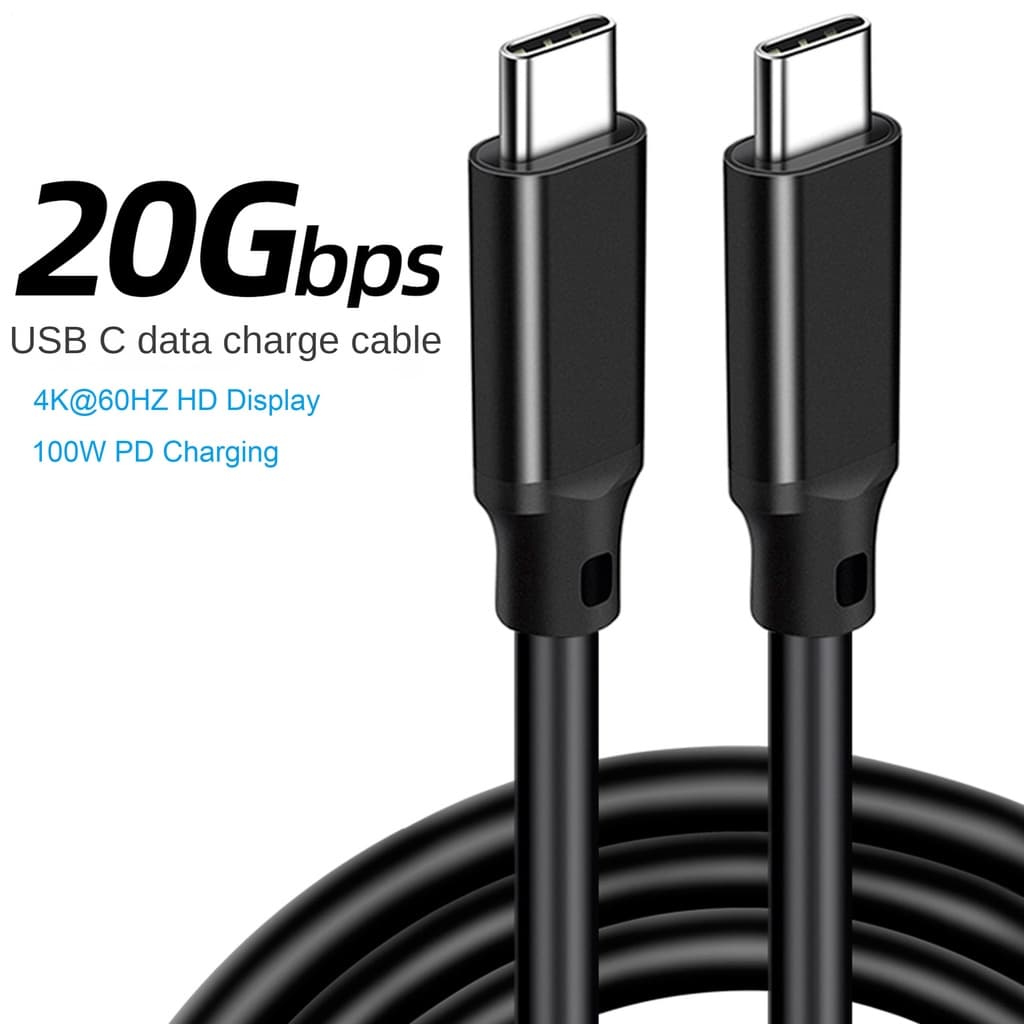 Alfatron ALF-USBC 5M - USB 4.0 Type-C to Type-C Cable for Audio Video Data Transfer