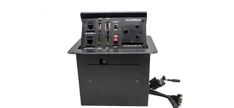 Alfatron ALF-VB-TM-BL Tray Mount for Video Conference Bar Support