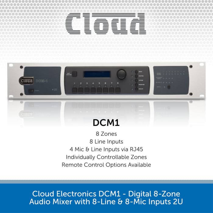 Cloud DCM1 - Analog Signal Path 8 Zone Mixer with Digital Control