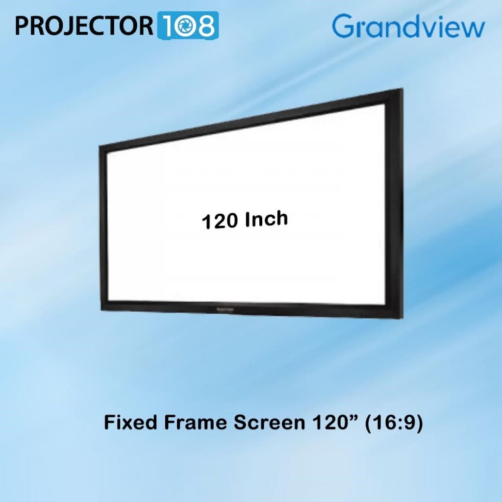 Grandview Entertainment PERM120-HD-AW - 120 inch 16:9 Flat fixed frame screen
