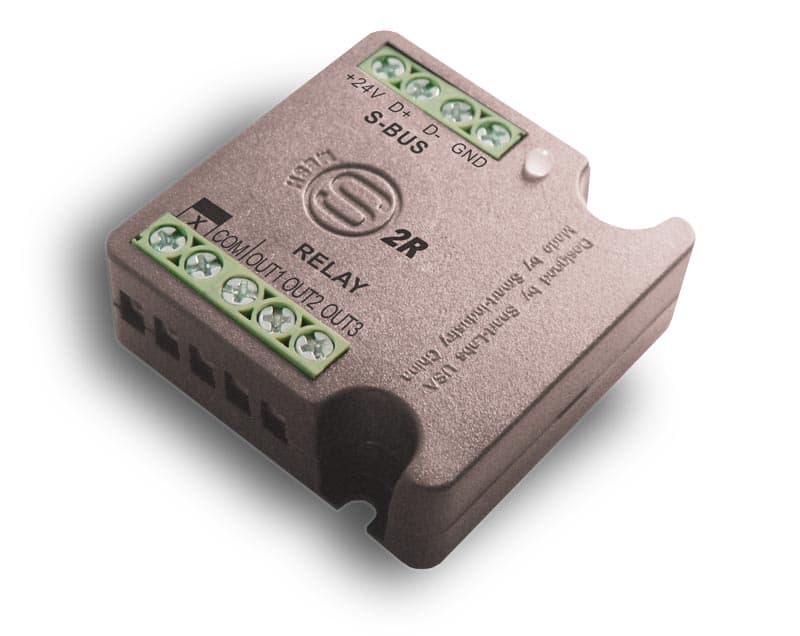 SmartBus SB-2R-UN - S-Bus Enabled, 2channel Relay module 2 Amp per channel