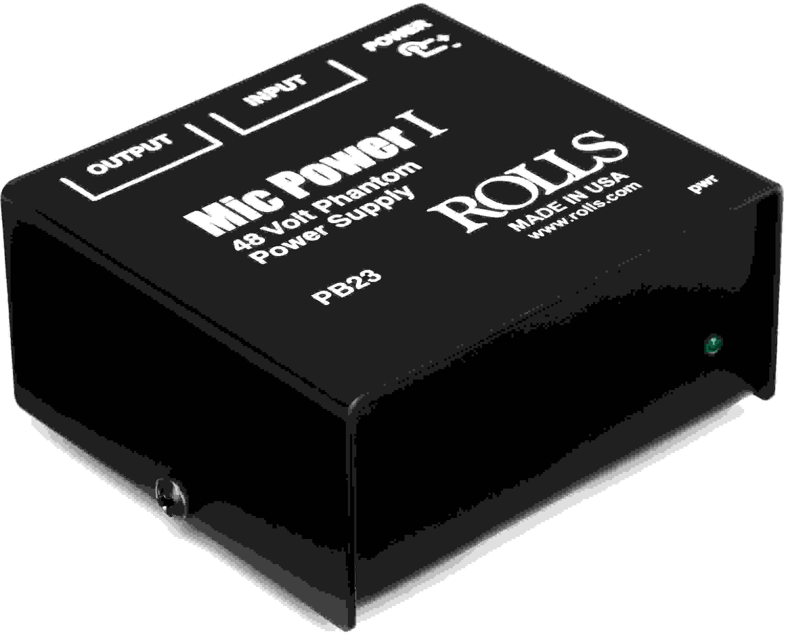 Rolls PB23 - 1 CH 48V Phantom Power Adapter
