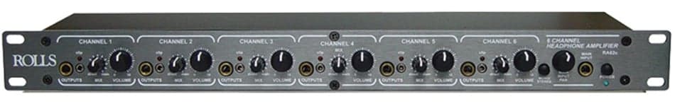 Rolls RA62C - Professional 6 Channel Headphone Amplifier
