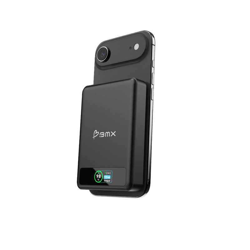 BMX - SolidSafe™ 10K Solid-State Magnetic Power Bank (Blue)