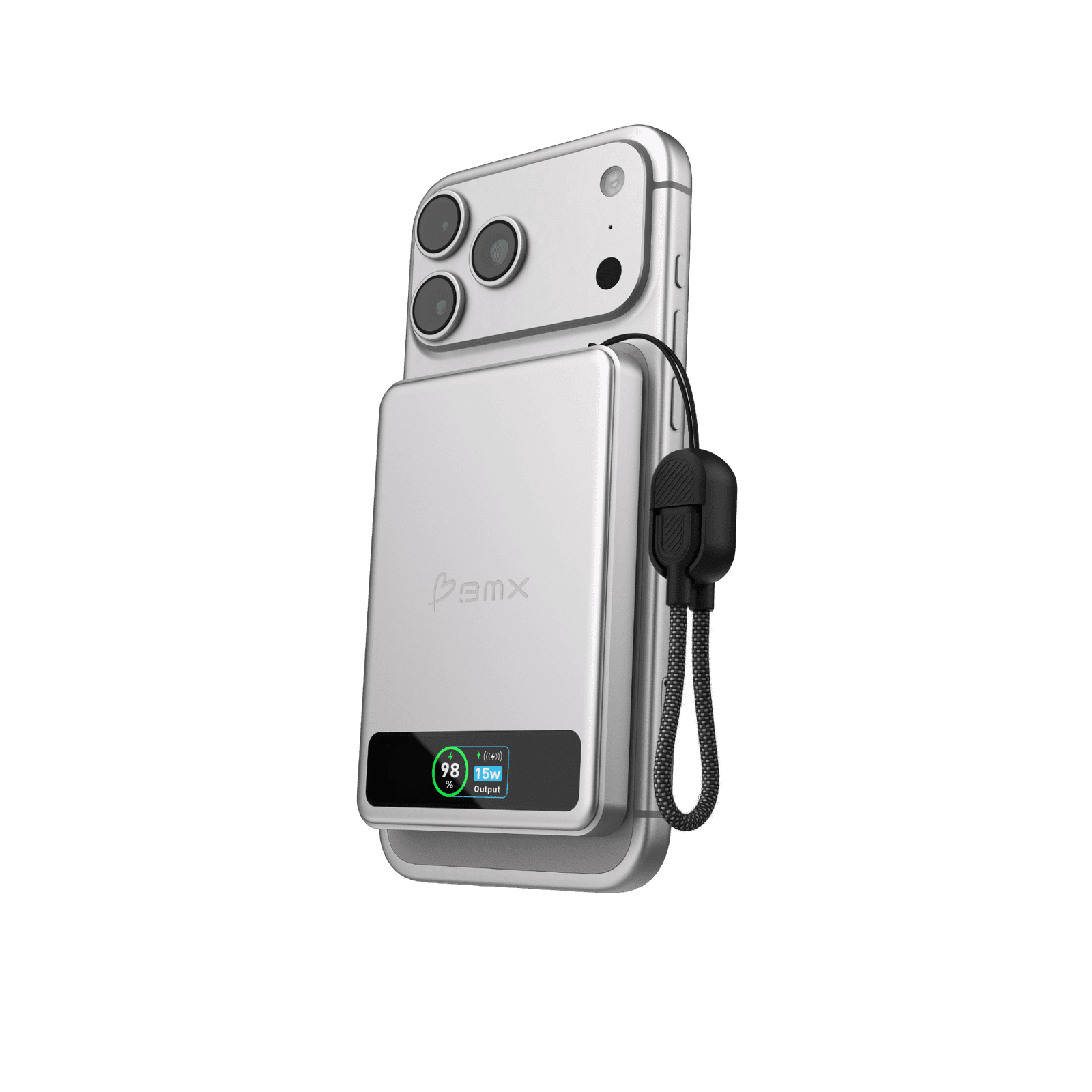BMX - SolidSafe™ 5K Solid-State Magnetic Power Bank (Black)