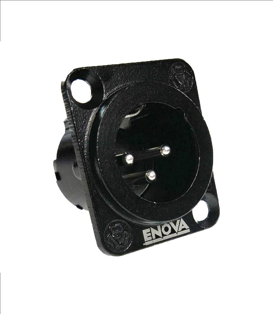 EnovaNxt - XL13MB XLR Male Chassis Connector 3-Pin