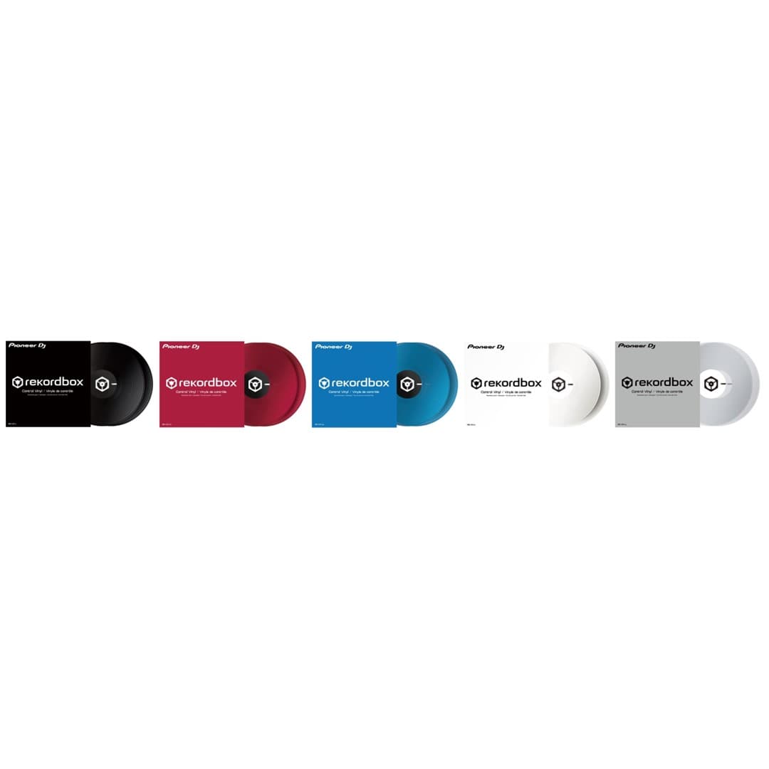 Pioneer DJ - RB-VD1-CB Control Vinyl Pair for rekordbox DVS (Clear Blue)