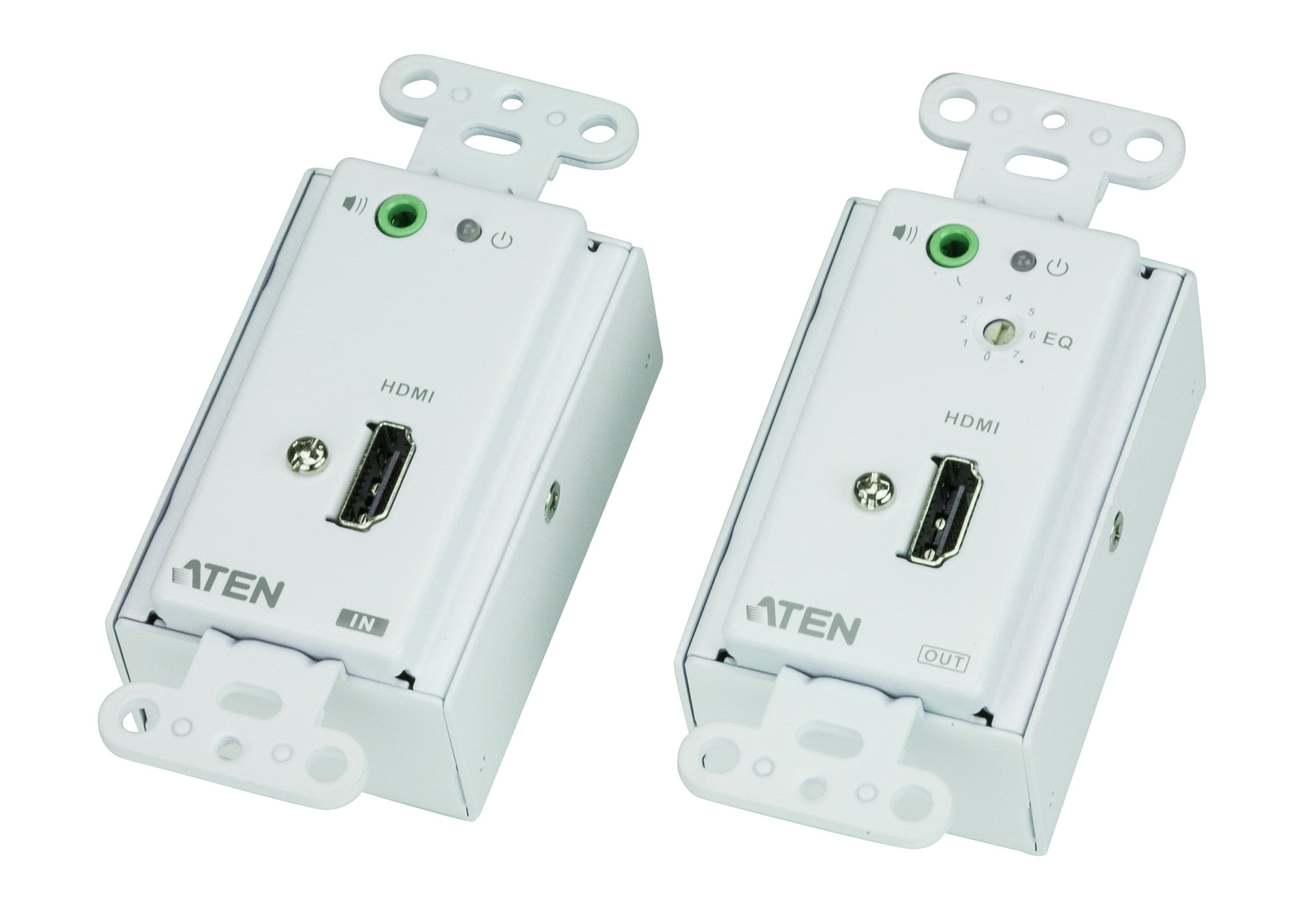 Aten - VE806 HDMI Extender with Cat 5 Wall Plate