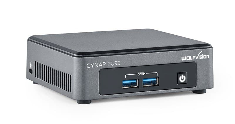 Wolfvision - CYNAP VER-C Wireless Collaboration System with 4K, Recording and Streaming