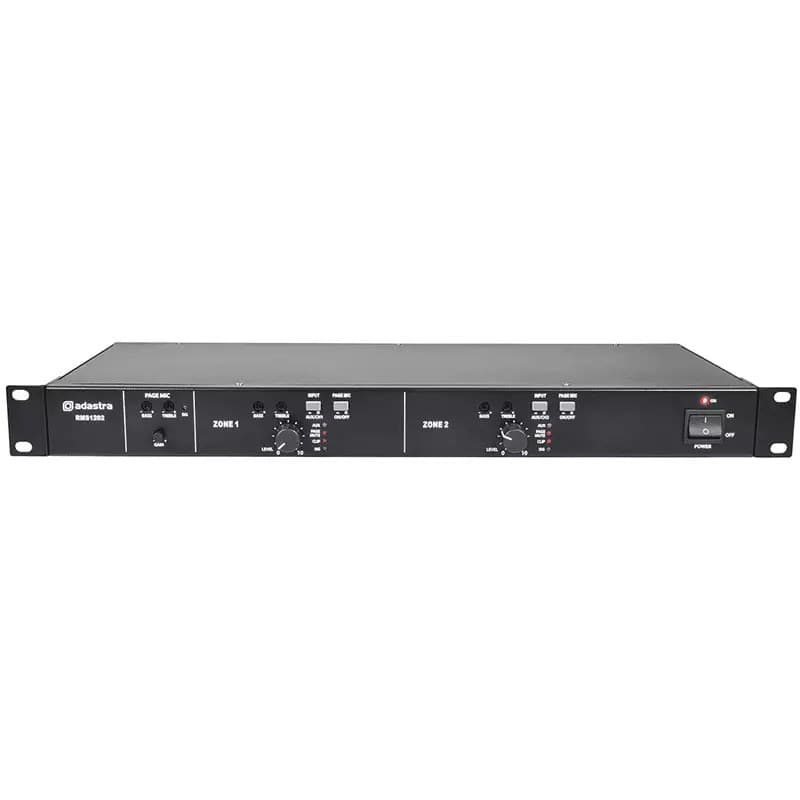 ADASTRA RMS1202 100V MIXER SLAVE AMPLIFIER 2x 120W 2 ZONE