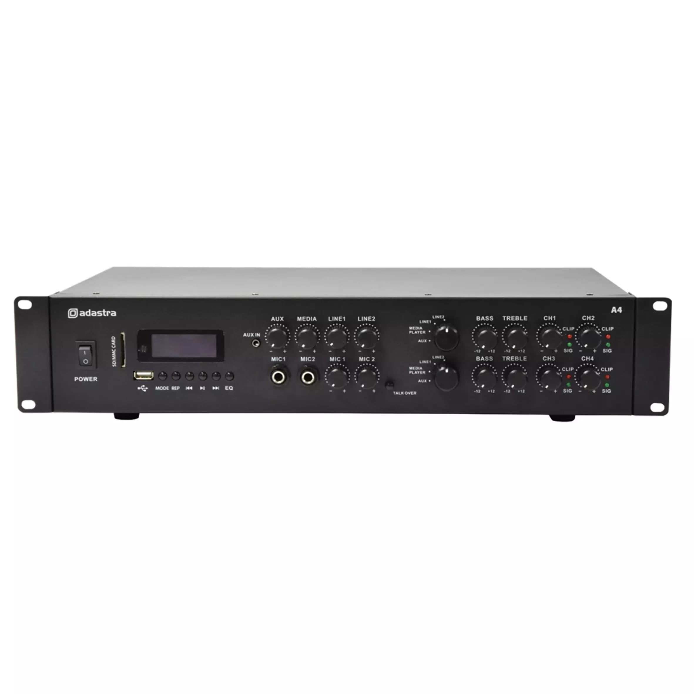 ADASTRA A4 2U MIXER AMPLIFIER 4X 200W