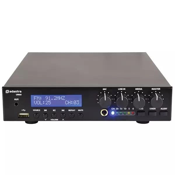 Adastra UM60 Mixer Amplifier USB/FM/BT 100V 60W