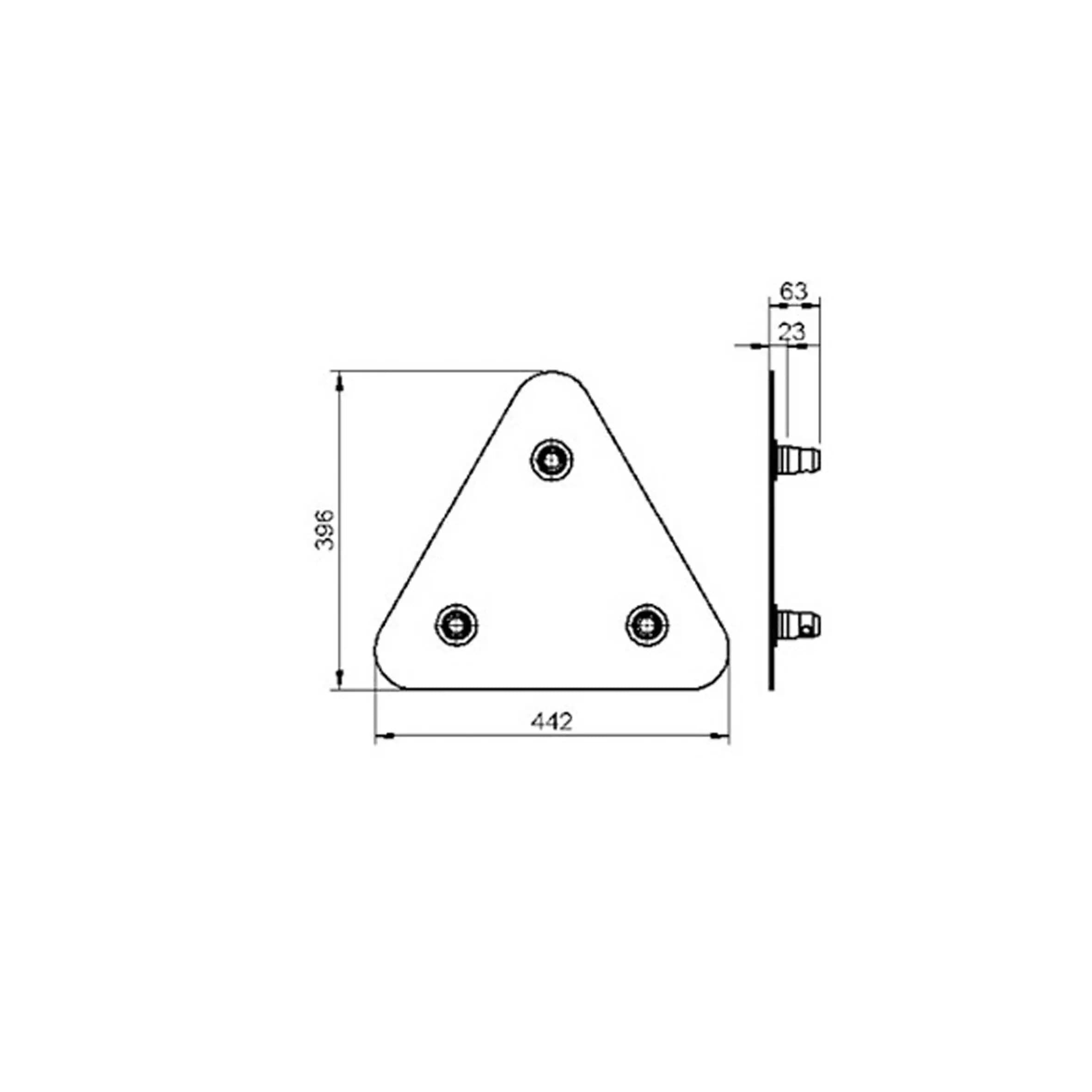 Alustage - TRIO 290 BASE PLATE 400MM