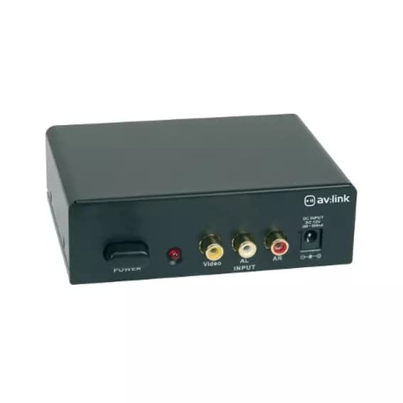 AVLINK AD-AV14 4 WAY A/V DISTRIBUTION AMPLIFIER