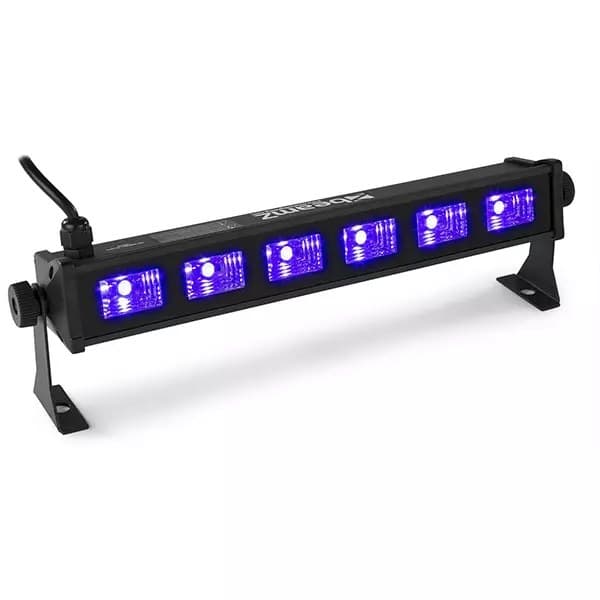 BeamZ BUV63 LED BAR 6x 3W UV