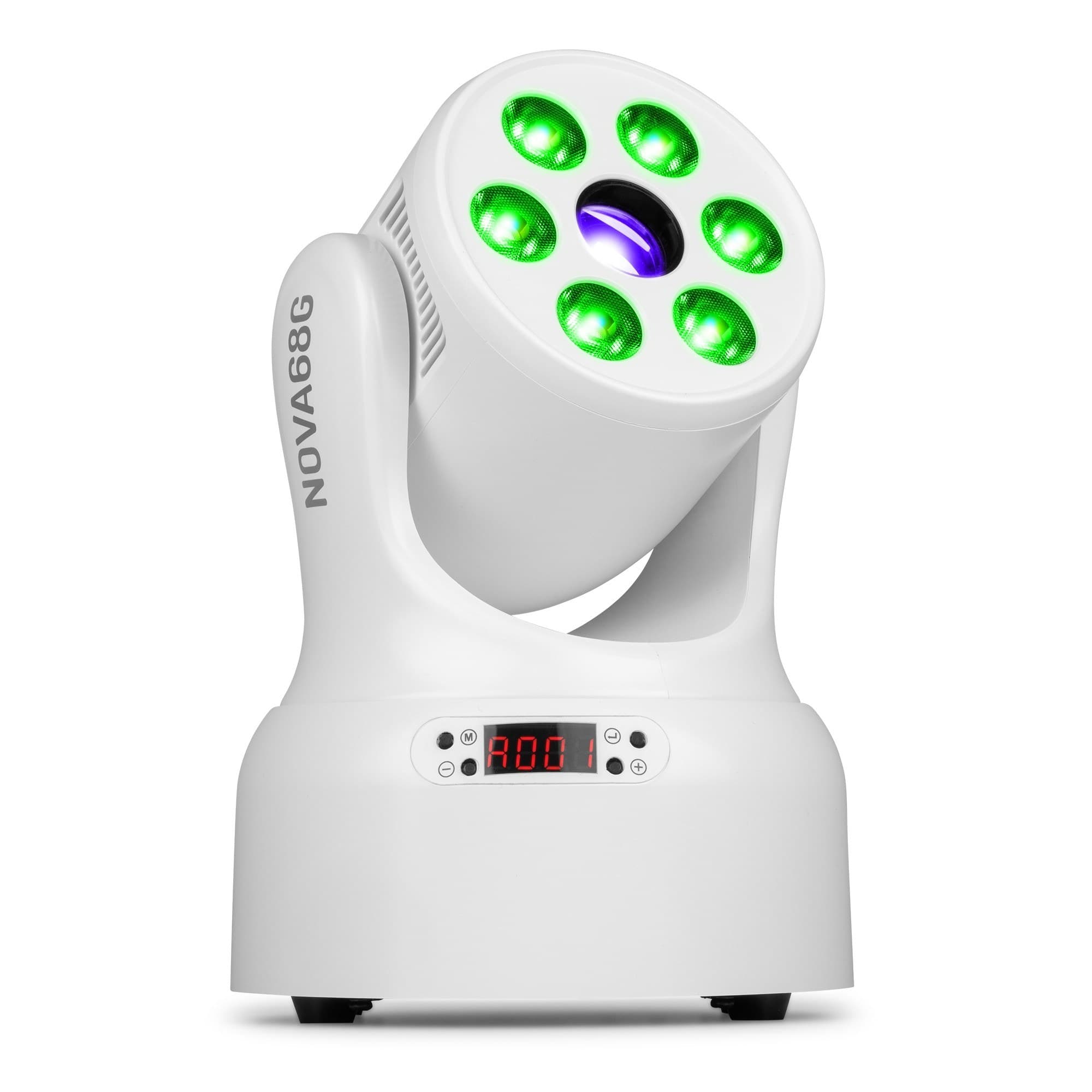 BeamZ NOVA68G-WH LED MOVING HEAD WASH 6x 8W RGBW GOBO WHITE