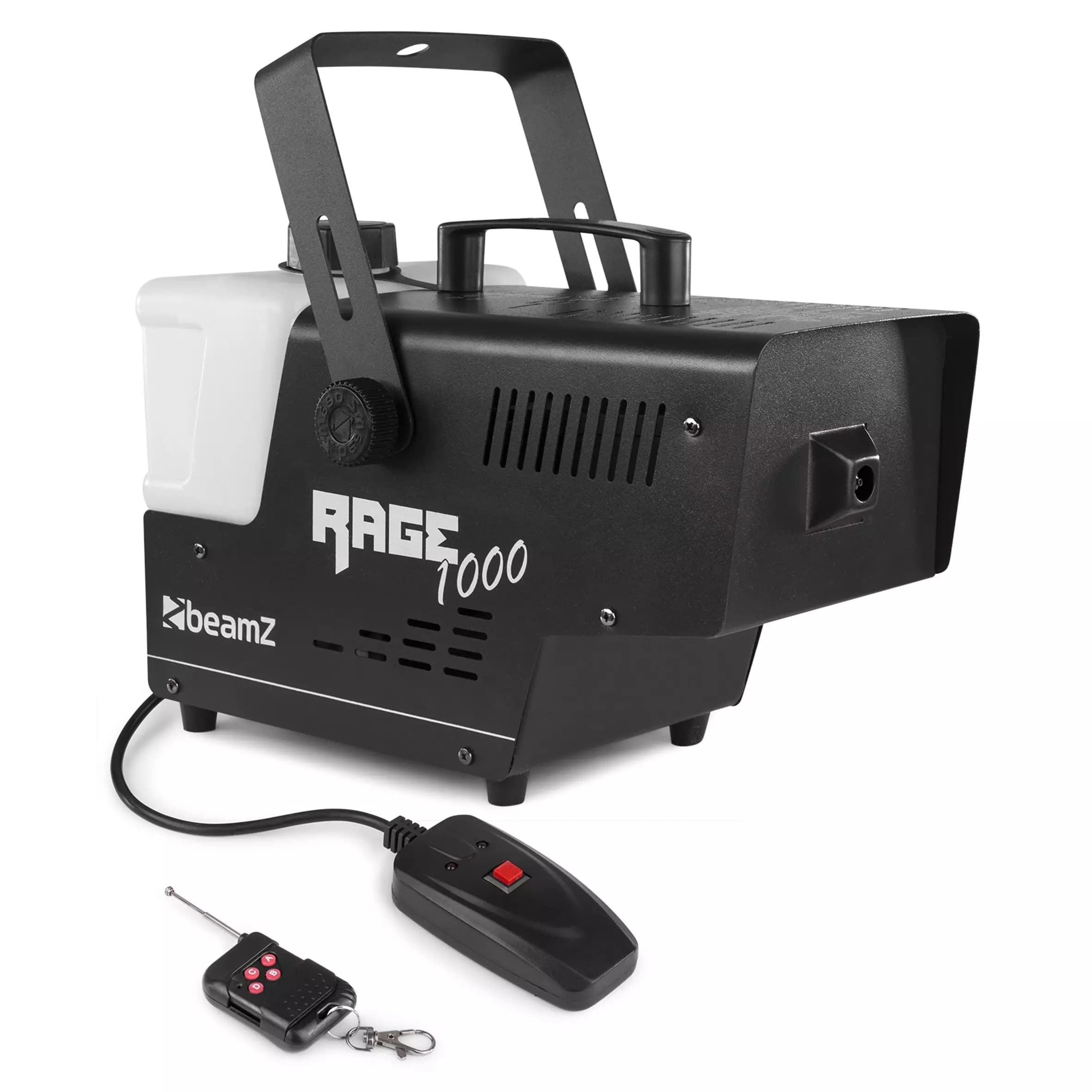 BeamZ RAGE1000 Smoke Machine 1000W Wireless Remote