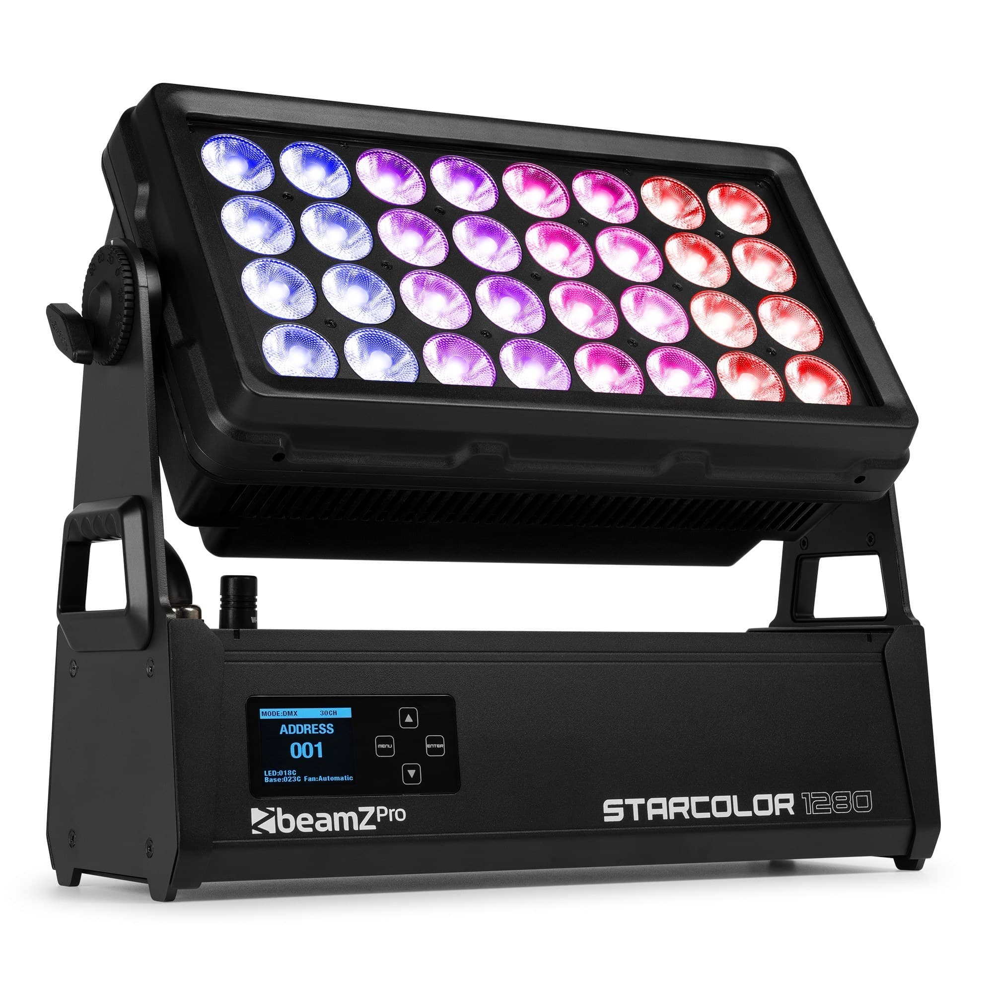 BeamZPro STARCOLOR1280 LED Flood Light Wash IP65 32x 40W RGBW