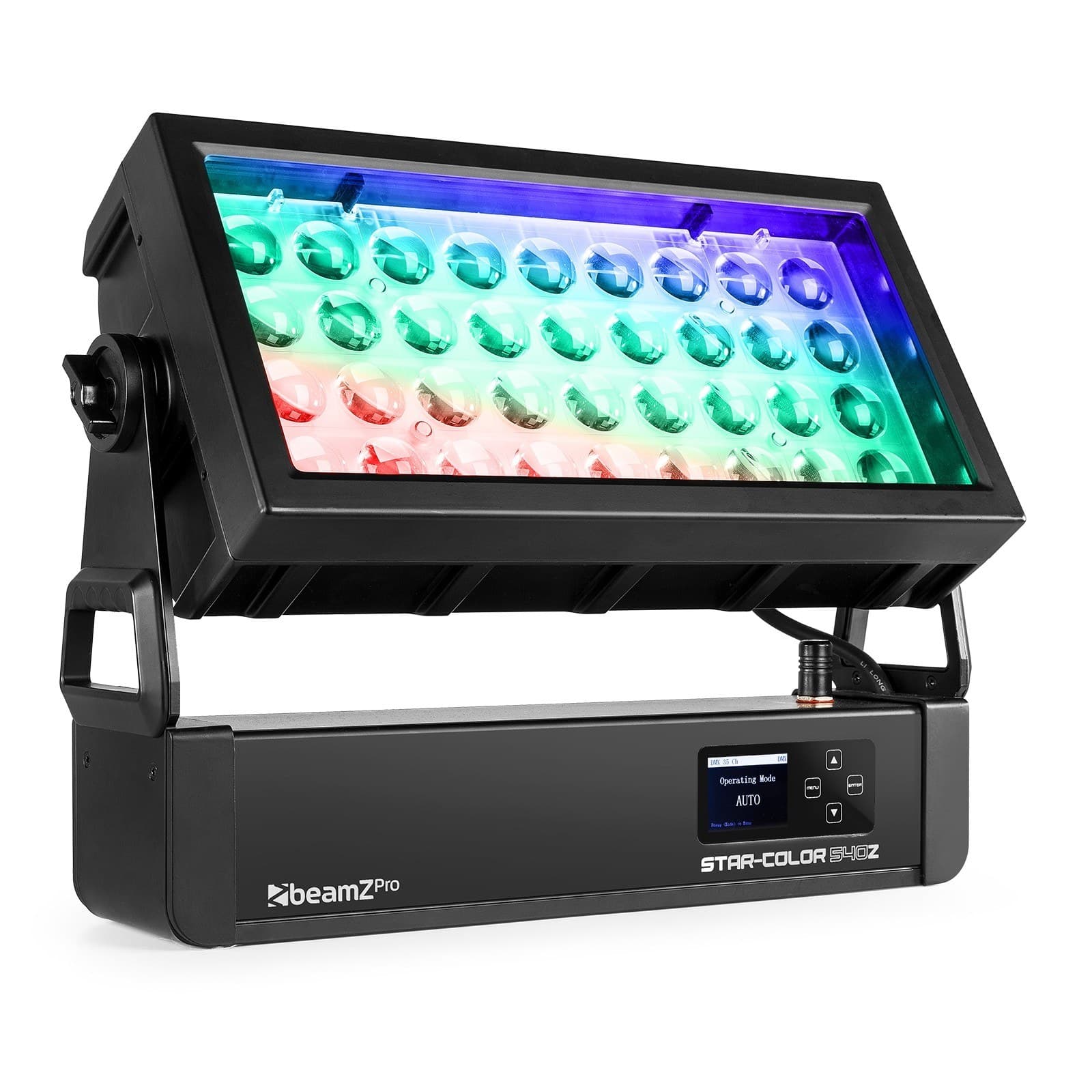 BeamZPro - STARCOLOR540Z LED Flood Light Wash Zoom IP65 36x 15W RGBW