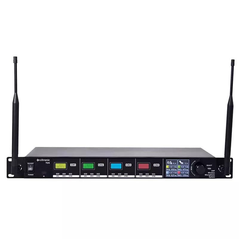 Citronic - TU4-H QUAD HANDHELD MICROPHONE UHF 863-865MHZ