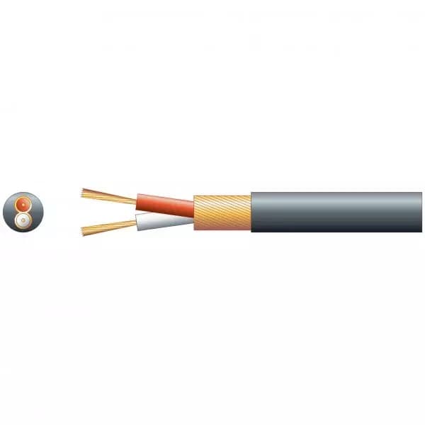 Filo - MC4.0B MICROPHONE CABLE 2CORE + SCREEN 4MM BLACK 100M