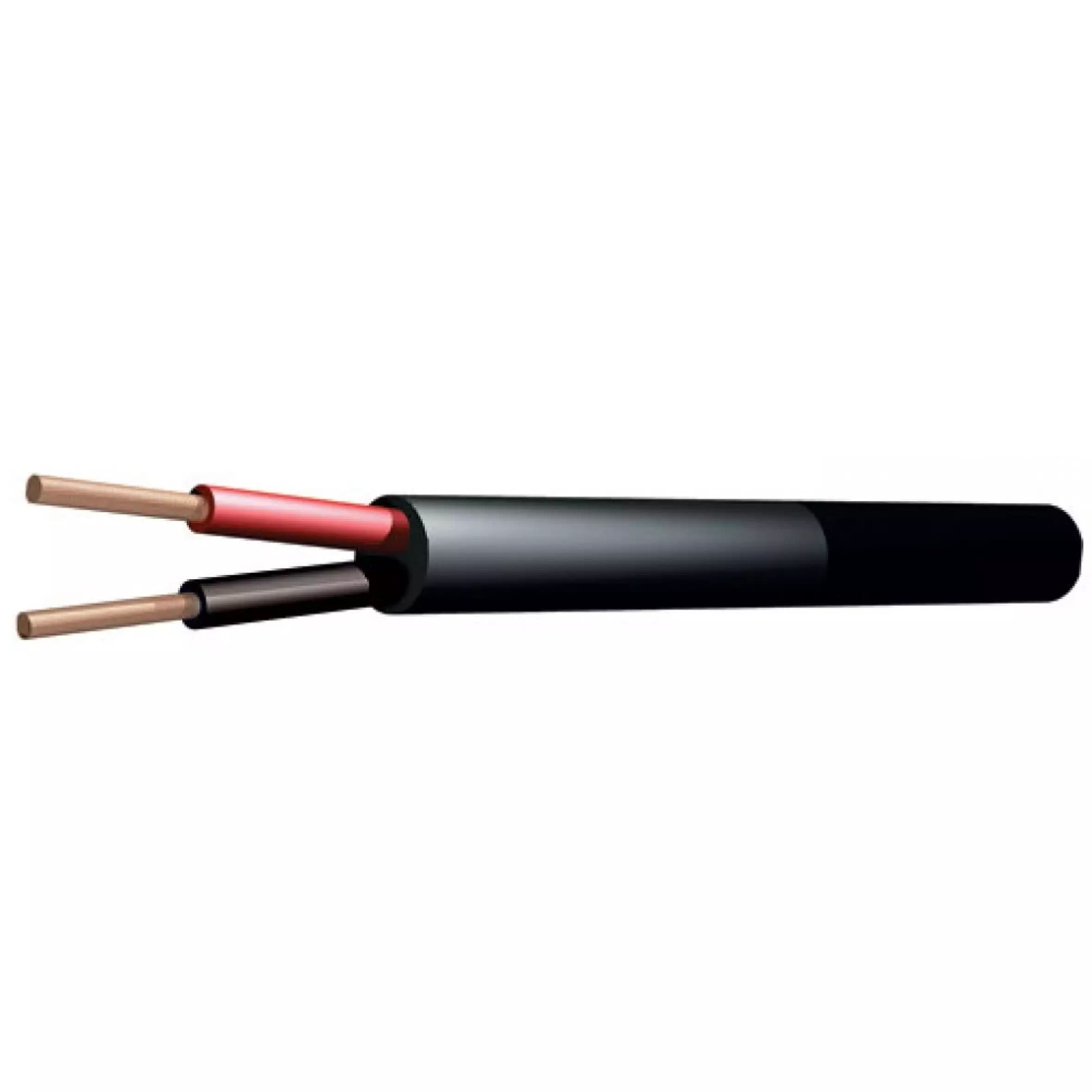Filo - RO1.0B SPEAKER CABLE 1.0MM BLACK ROUND 100M