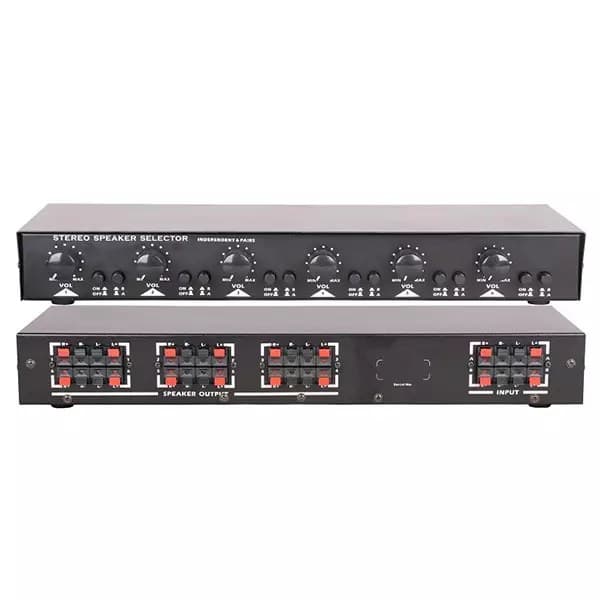 Filo - SV-6D SPEAKER SELECTOR SWITCH 2IN 6OUT WITH VOLUME