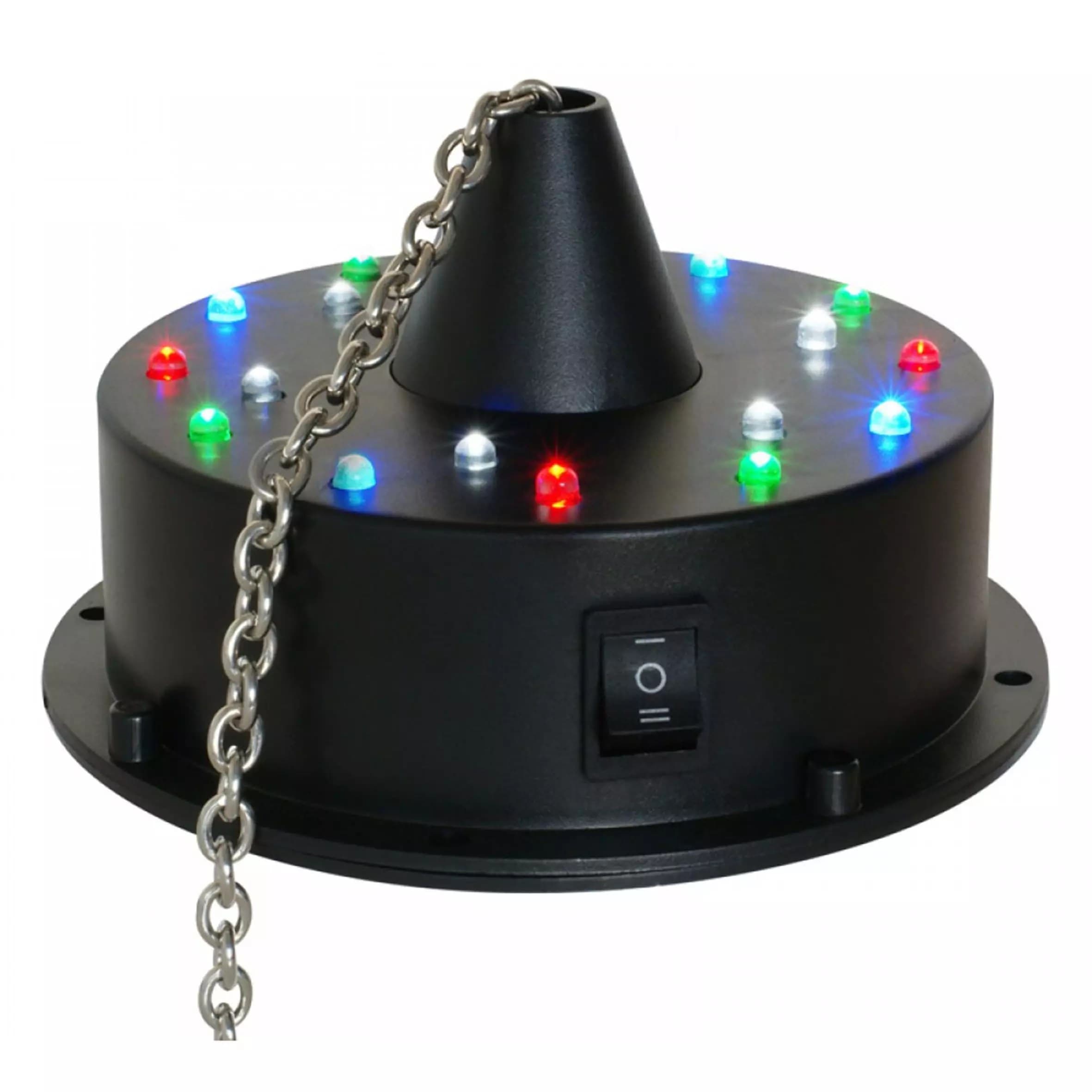 Fuzzix - MBW18LED LED BATTERY MIRROR BALL MOTOR RGBW