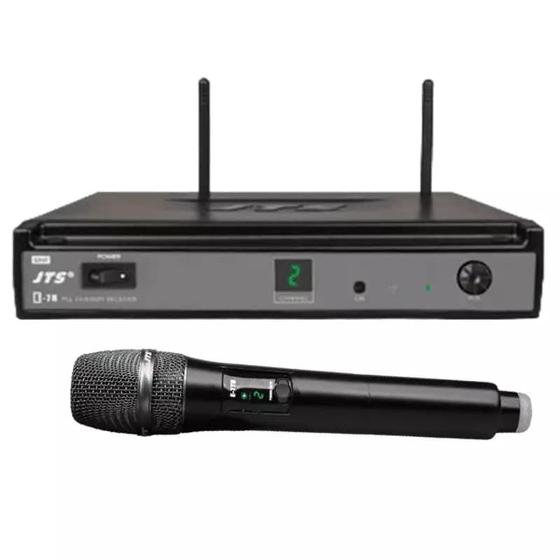 JTS - E-7R/E-7TH HANDHELD MICROPHONE DIVERSITY UHF 518-542MHz