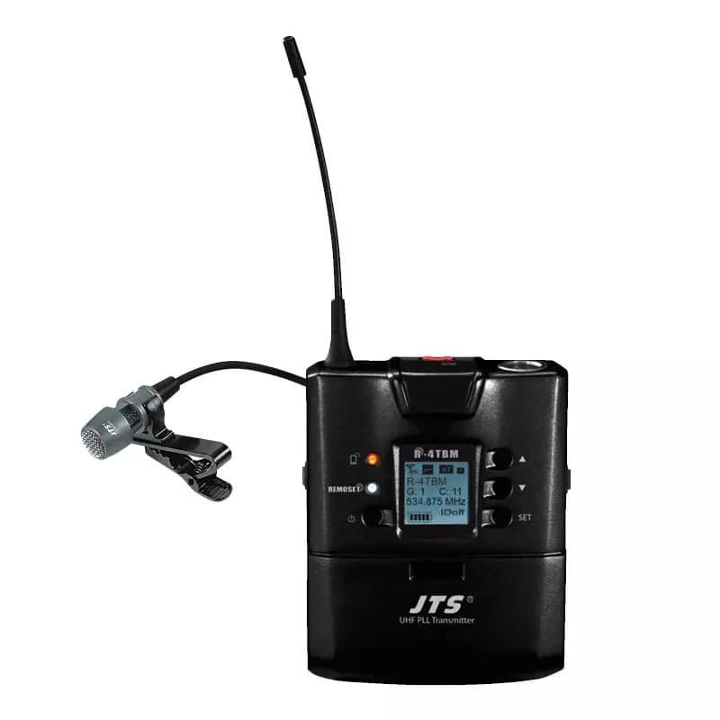 JTS - R-4TBM+CM-501 REPLACEMENT BODYPACK MICROPHONE DIVERSITY UHF 614-650 Mhz