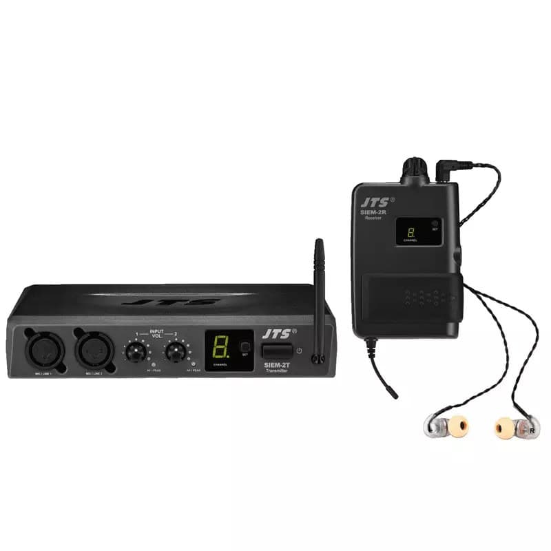 JTS - SIEM-2T/SIEM2R+IE-1 IN-EAR MONITORING SYSTEM UHF 518-542MHz