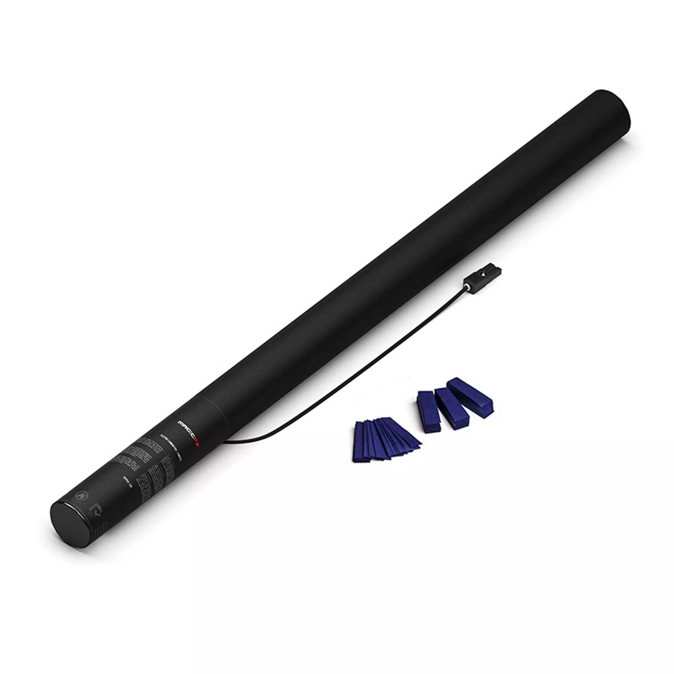 MagicFX - ELECTRIC CONFETTI CANNON 80CM DARK BLUE