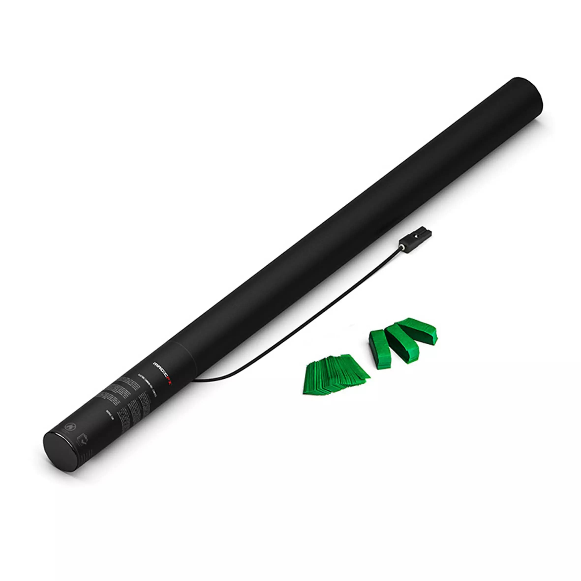 MagicFX - ELECTRIC CONFETTI CANNON 80CM DARK GREEN