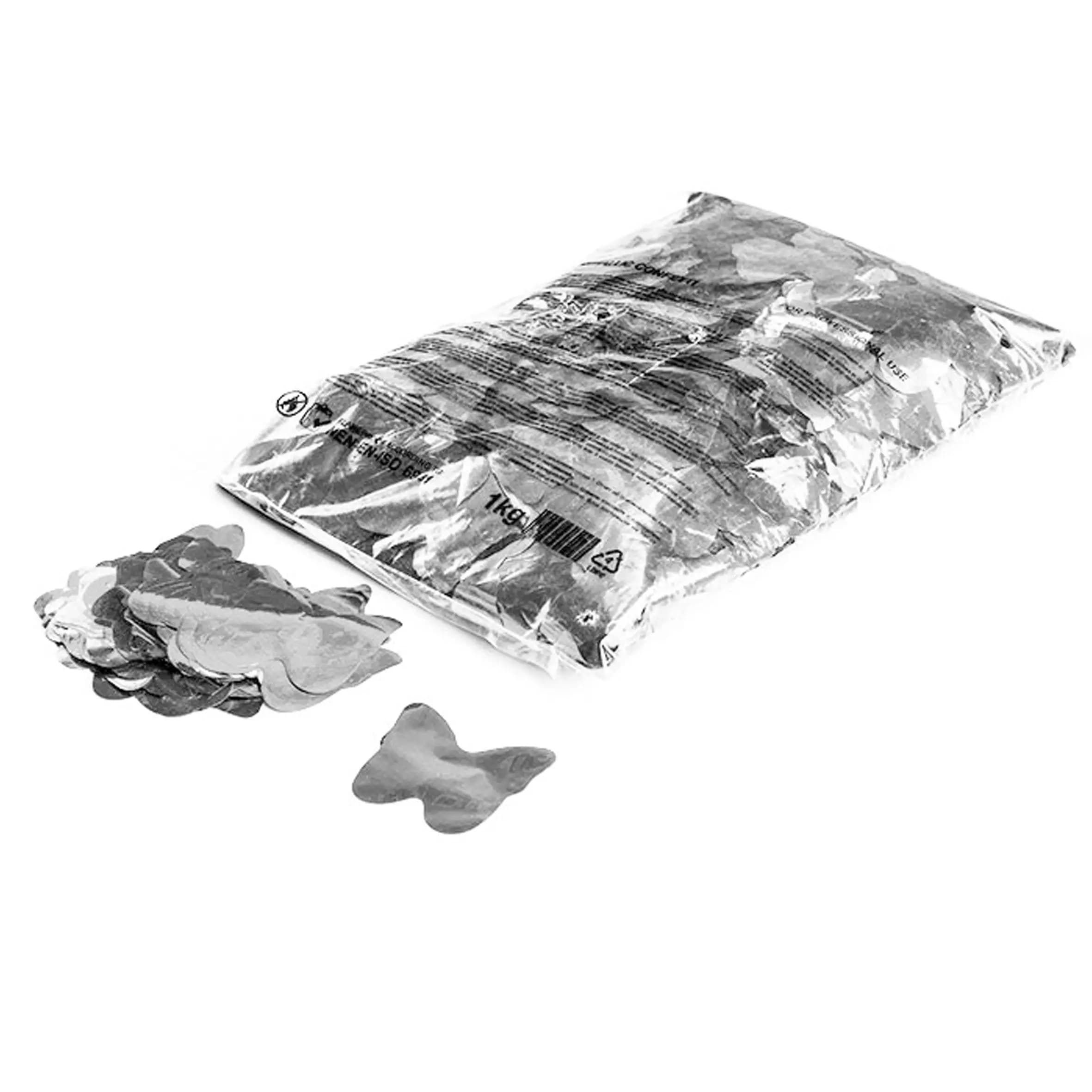 MagicFX - SLOWFALL CONFETTI BUTTERFLIES METALLIC SILVER
