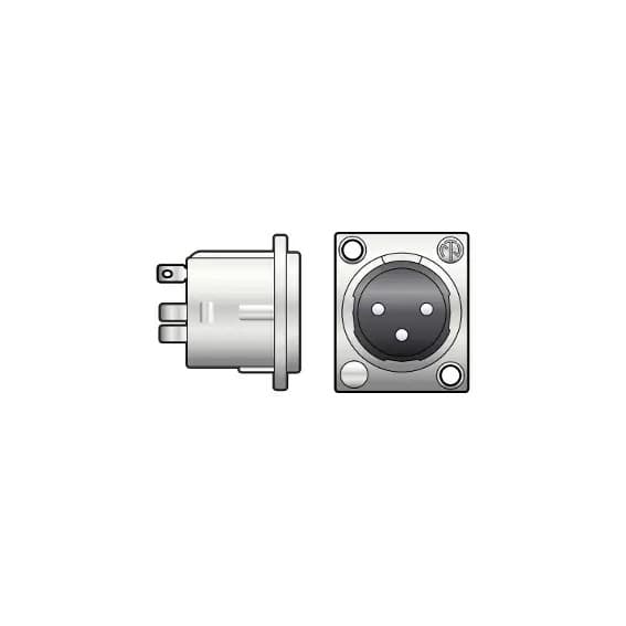 Neutrik - CONNECTOR XLR CHASSIS MOUNT MALE