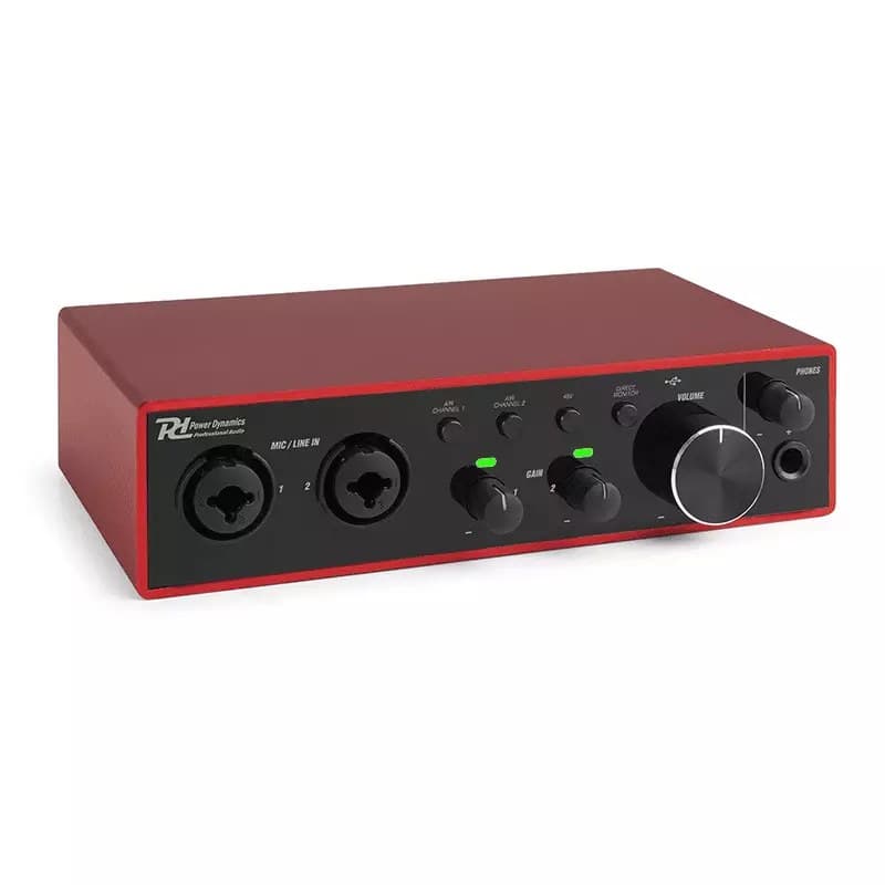 Power Dynamics - PDM PDX22 USB AUDIO INTERFACE DUAL CHANNEL