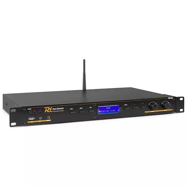 Power Dynamics - PDC-40 DAB+ FM/USB/BT MULTIMEDIA AUDIO PLAYER 1U