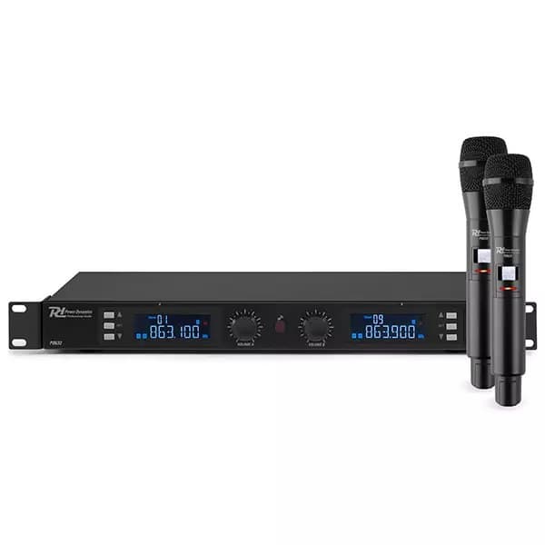 Power Dynamics - PD632H DUAL HANDHELD MICROPHONE UHF