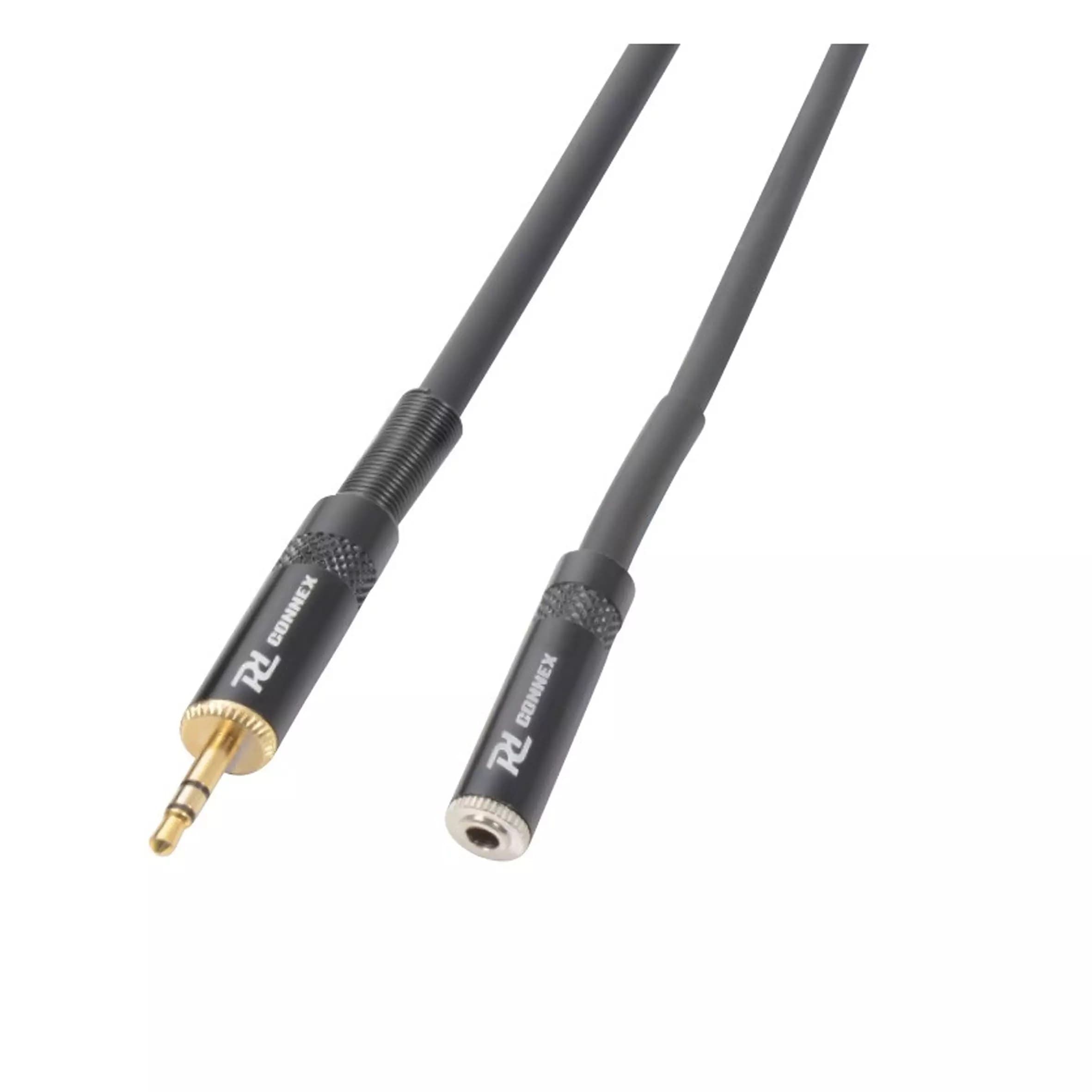 Power Dynamics Connex - PDC CX90-3 SIGNAL LEAD 3.5MM STEREO MALE – 3.5MM STEREO FEMALE 3M
