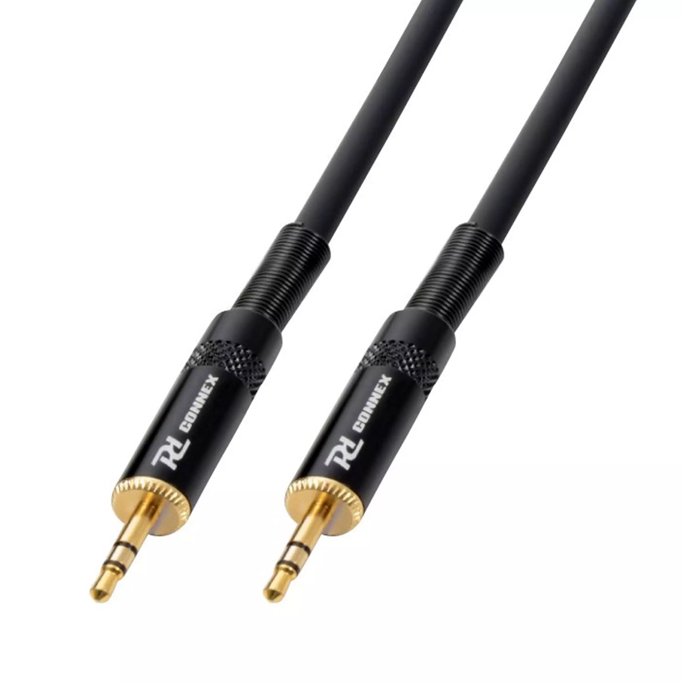 Power Dynamics Connex - PDC CX88-6 SIGNAL LEAD 3.5MM STEREO MALE – 3.5MM STEREO MALE 6M