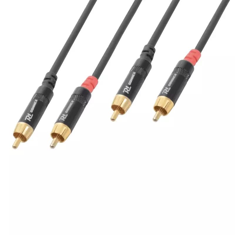 Power Dynamics Connex - PDC CX94-1 SIGNAL LEAD 2X RCA MALE – 2X RCA MALE 1M