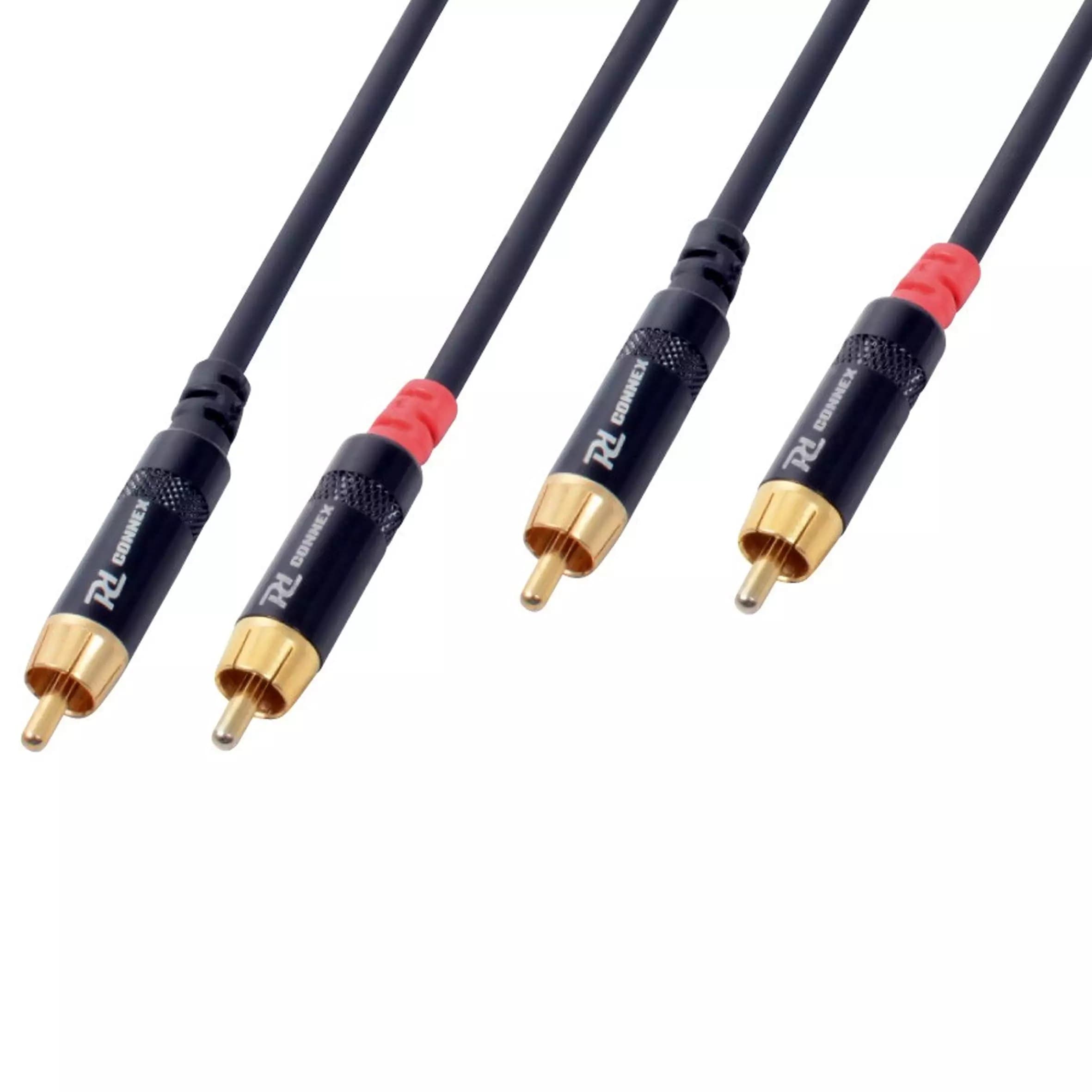 Power Dynamics Connex - PDC CX94-3 SIGNAL LEAD 2X RCA MALE – 2X RCA MALE 3M