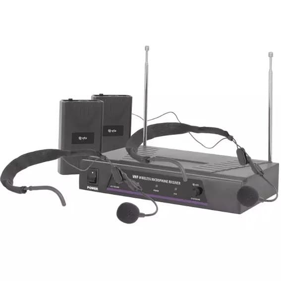 QTX - VN2 DUAL NECKBAND MICROPHONE VHF 173.8 + 174.8MHz